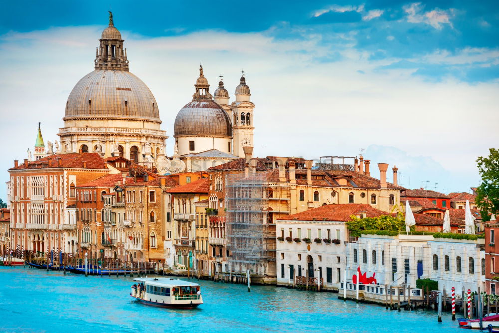 Similar – Image, Stock Photo Aerial view of Venice from the bell tower