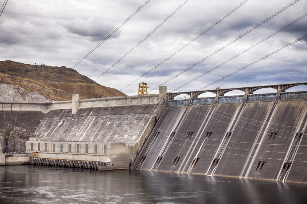 Similar – Image, Stock Photo Hoover Dam Clouds