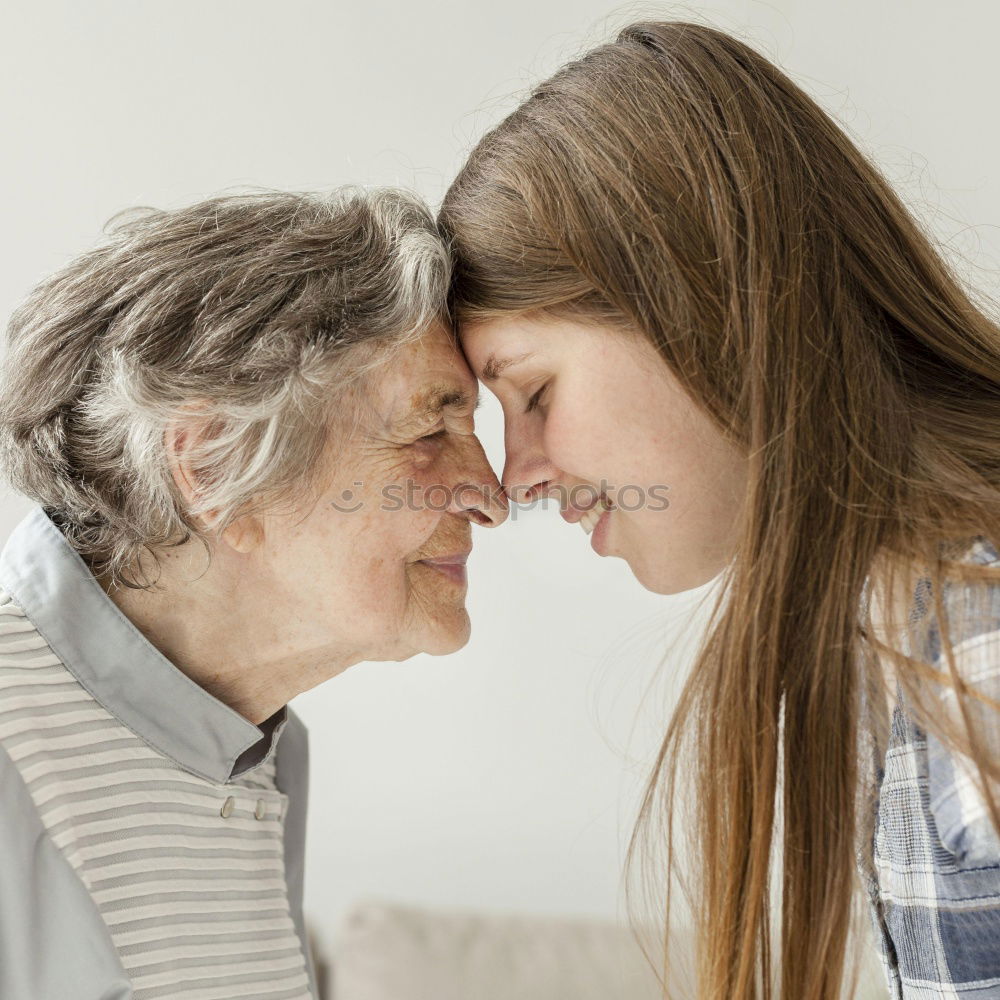 Similar – happy grandmother with grandson