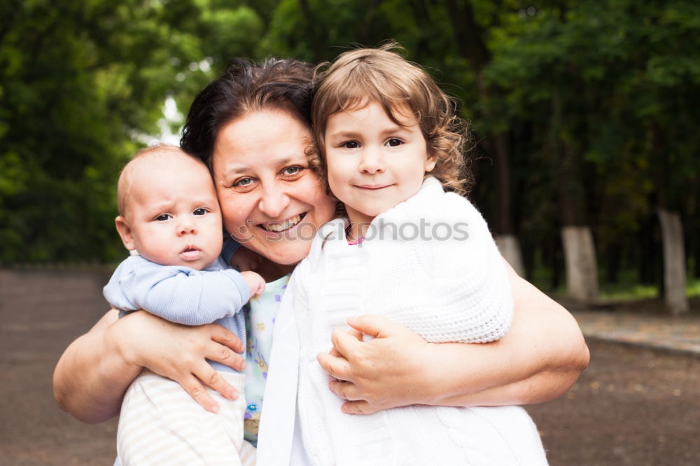 Similar – Image, Stock Photo mother and son Human being