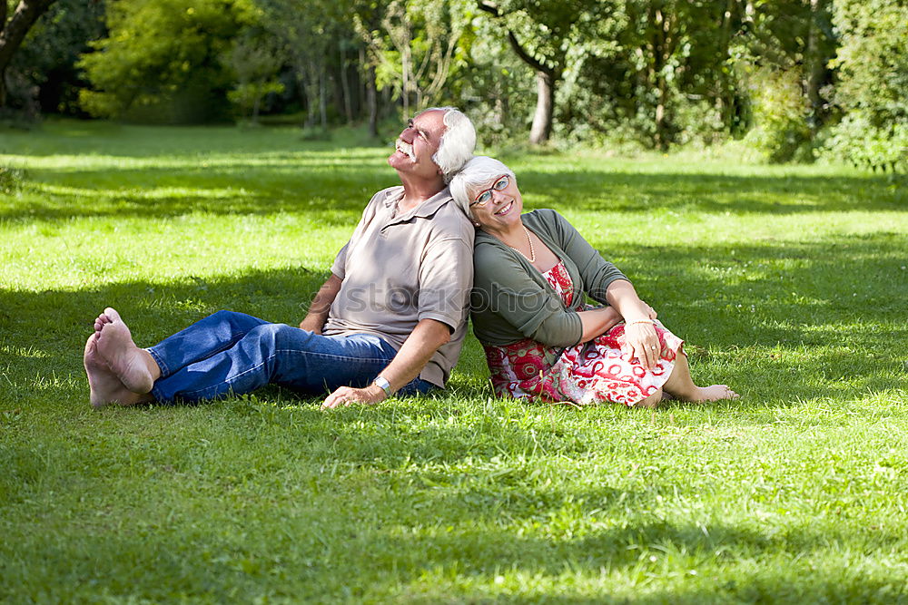 Similar – Father & Son Green Grass