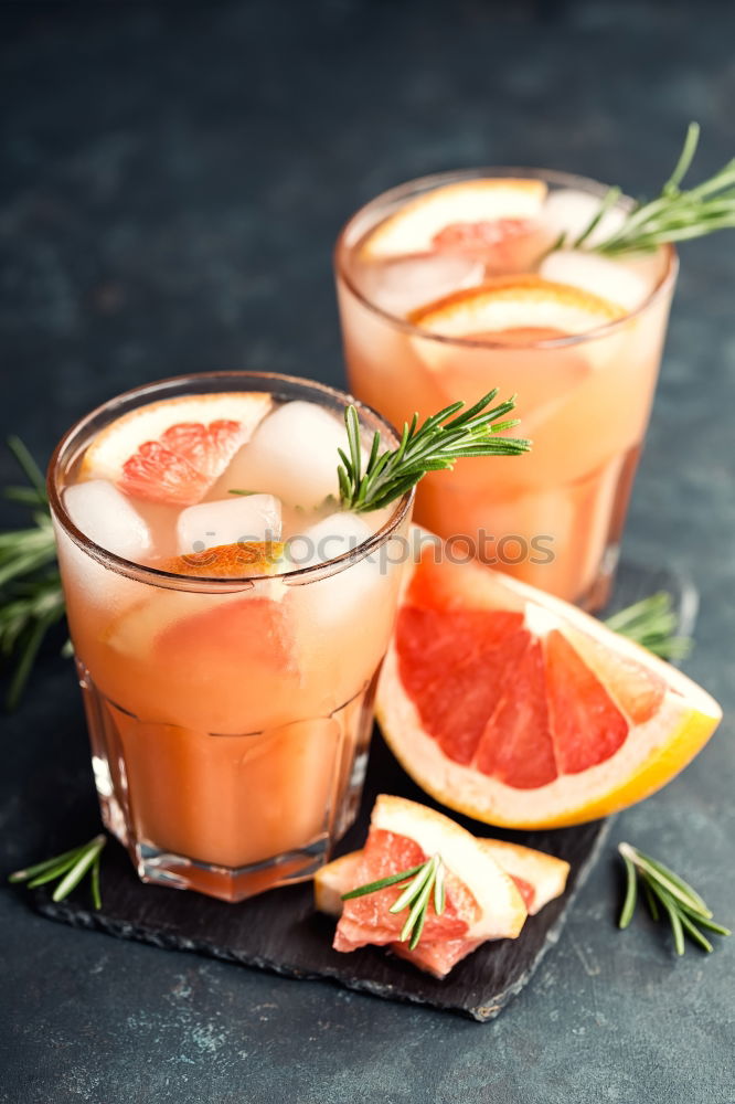 Similar – Image, Stock Photo Various citrus fruits and juices