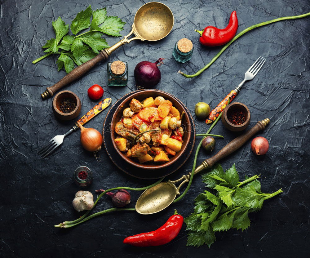 Similar – Image, Stock Photo Fresh ingredients for salad