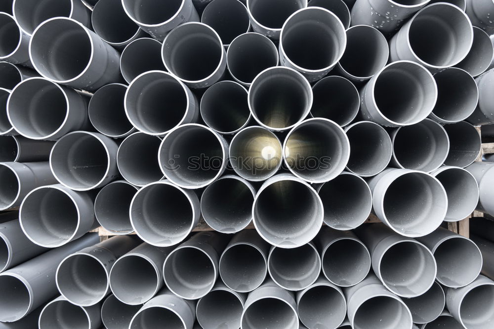 Similar – Image, Stock Photo Stack of plastic water pipes.