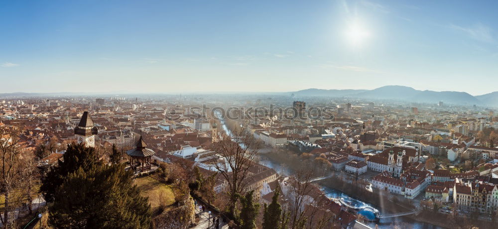 Similar – Autumn panoramic view of Berlin I