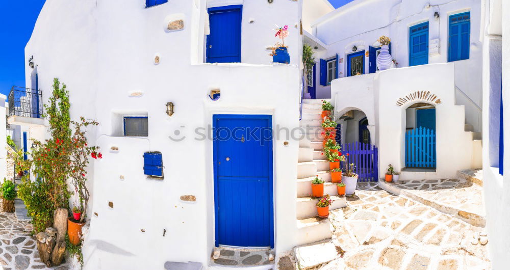 Similar – Blue street in Chefchaouen, Morocco