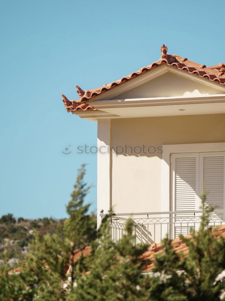 Similar – Image, Stock Photo Old building with terrace on Corsica