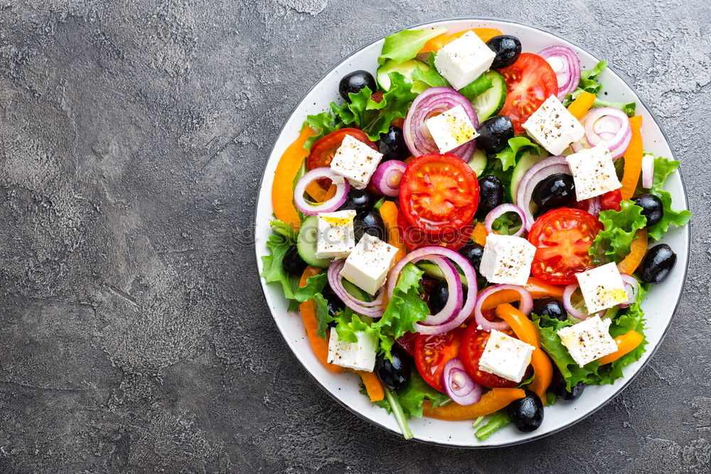 Similar – Greek salad Cheese