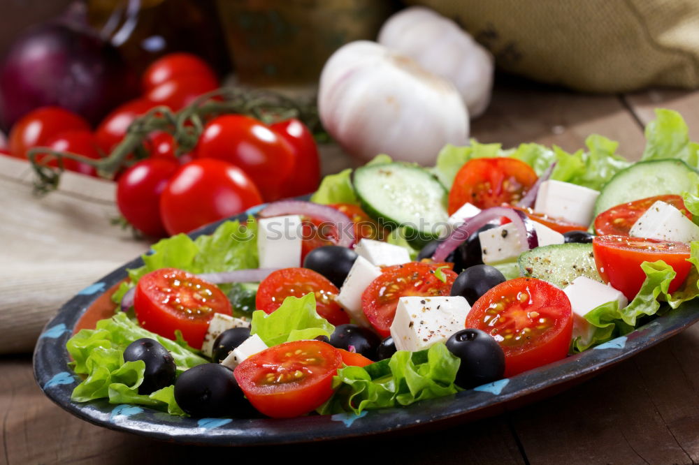 Similar – Greek salad Cheese