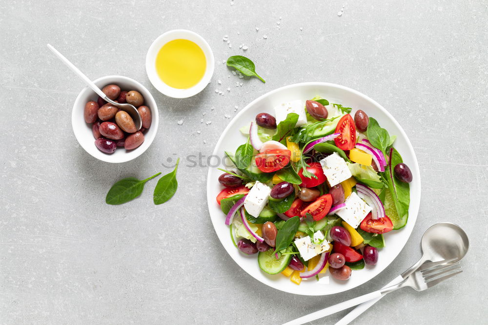 Similar – Image, Stock Photo Salad with fresh fruits