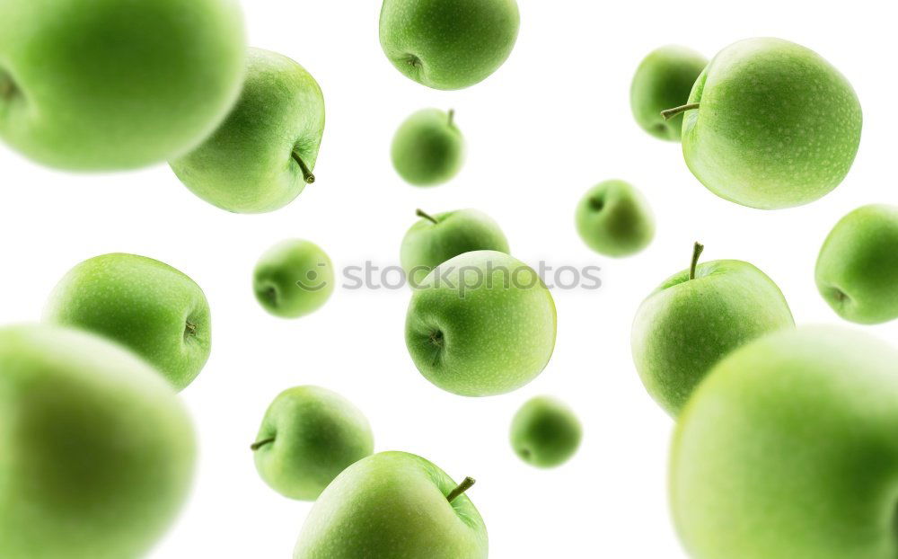 Similar – Jammy apple on green Art