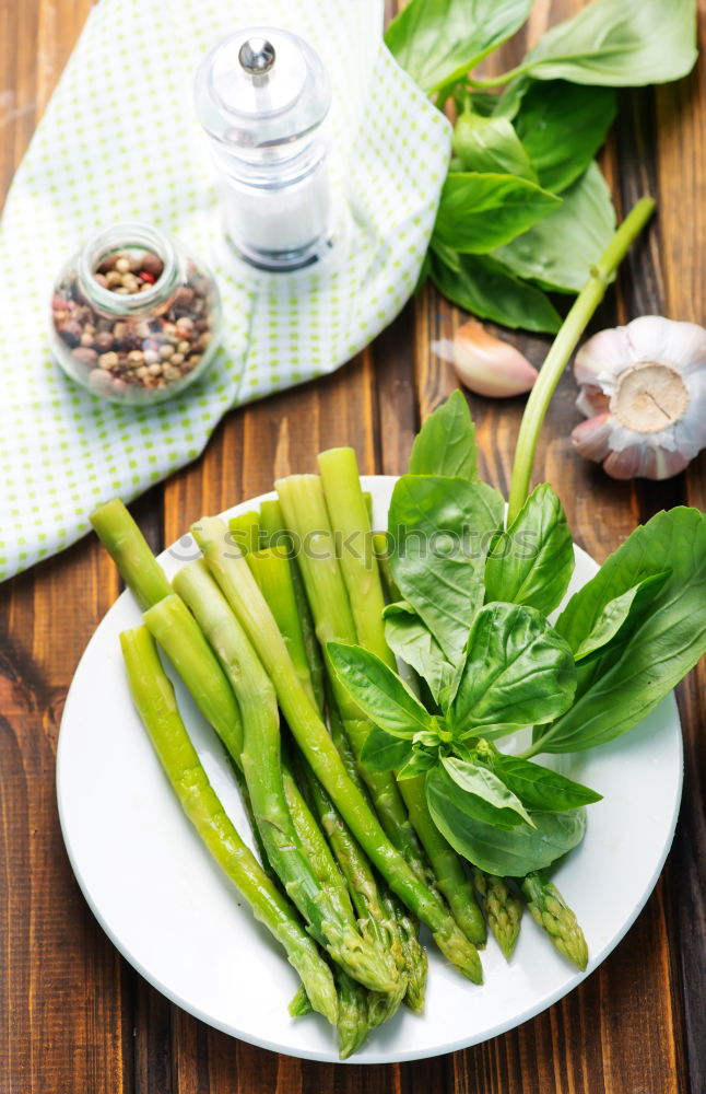 Similar – Image, Stock Photo Preparing fresh spinach for cooking