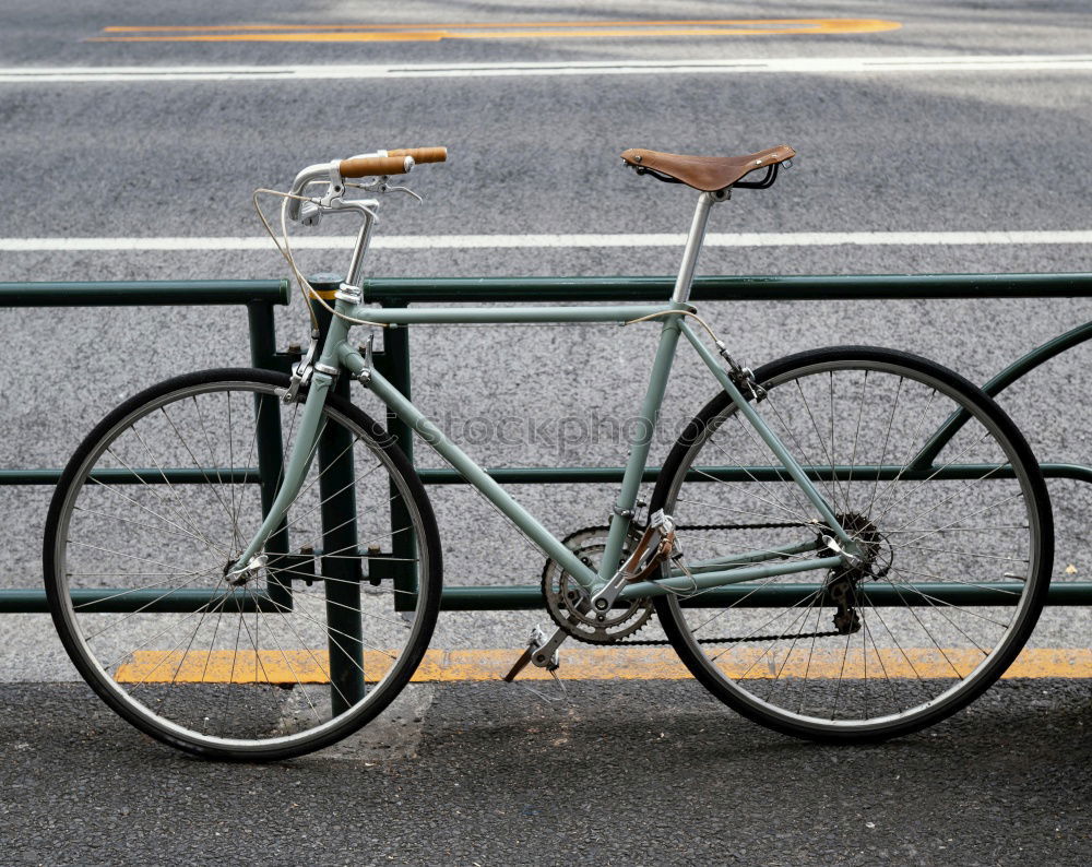 Image, Stock Photo Classic Holland bike in beige with saddle cover in front of a matching house wall in Cologne on the Rhine in North Rhine-Westphalia