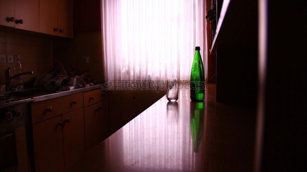 Kitchen of a shared flat