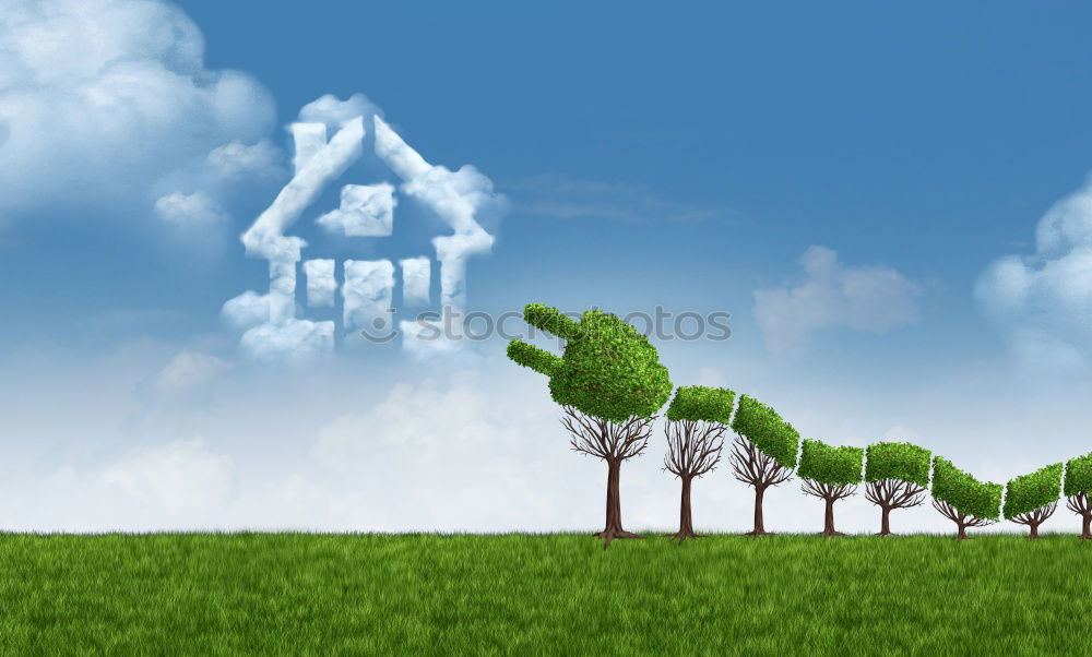 Similar – Image, Stock Photo hidden house (haunted)