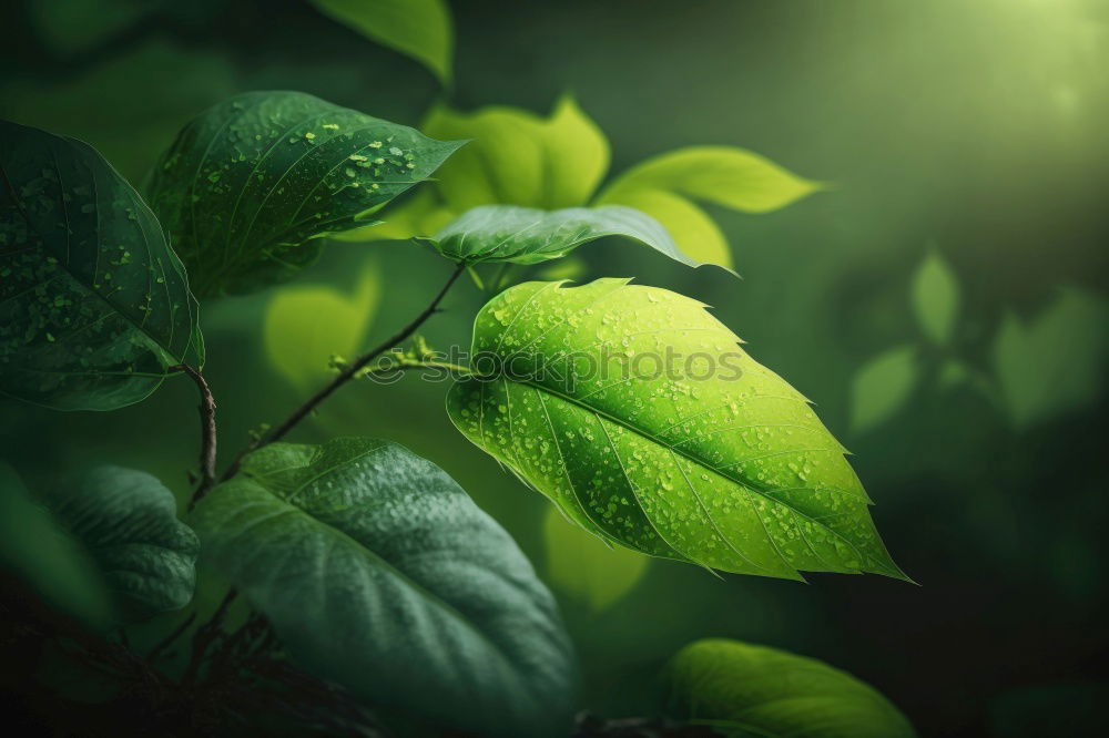 Similar – Image, Stock Photo A Gingko Biloba leaf in focus