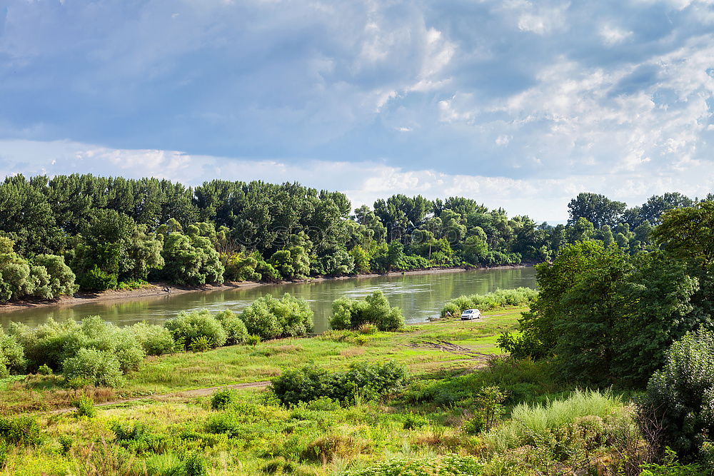 Similar – Passenger ship on the Elbe near Dresden