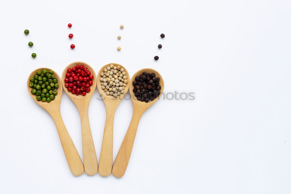 Similar – Image, Stock Photo Different spices in wooden spoons