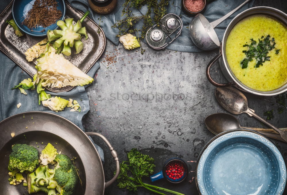 Image, Stock Photo Pot with meat stock Food