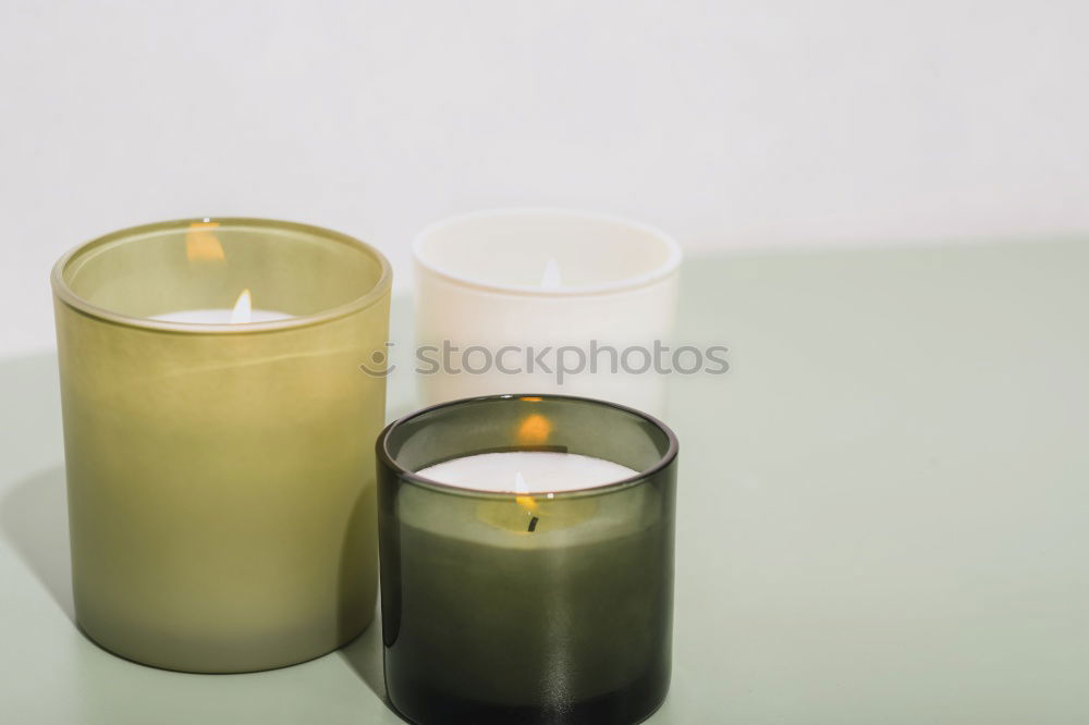 Similar – Image, Stock Photo Square candles Close-up