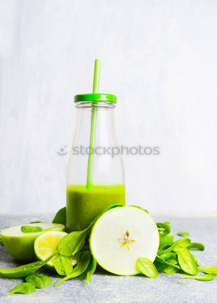 Similar – Image, Stock Photo Green smoothie Milkshake