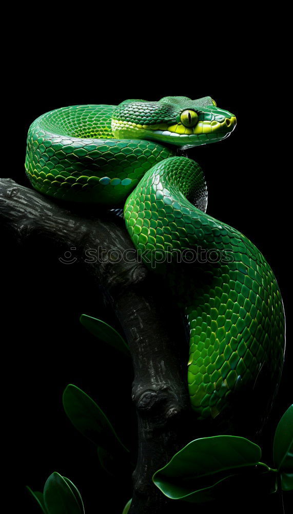 Similar – up close mamba Animal