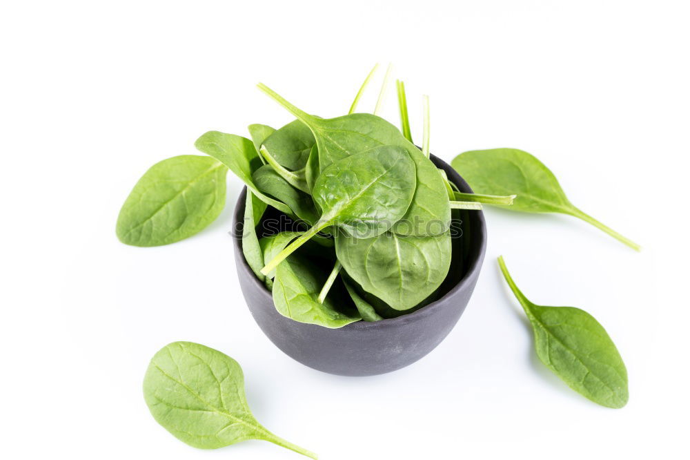 Similar – Image, Stock Photo Spinach, oil and grater with nutmeg