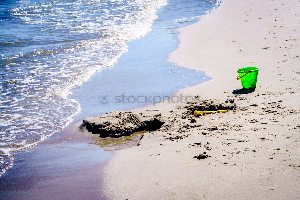 Similar – Image, Stock Photo plastic waste Beach Ocean