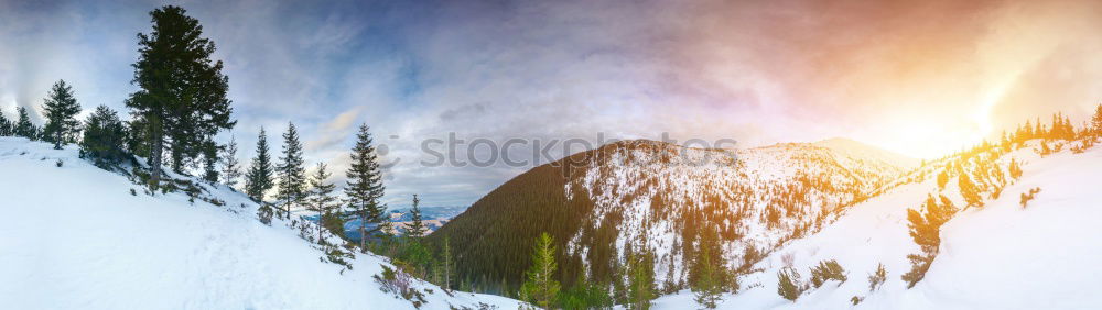 Similar – Image, Stock Photo Winter panorama Garmisch