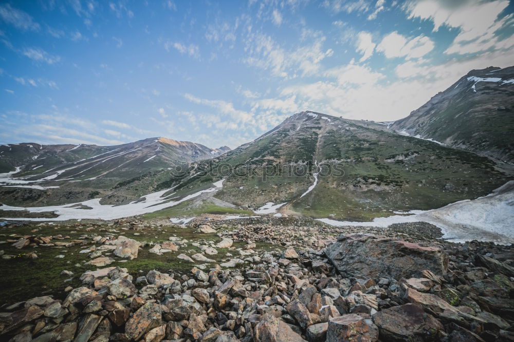 Similar – Image, Stock Photo first snow a year Tourism