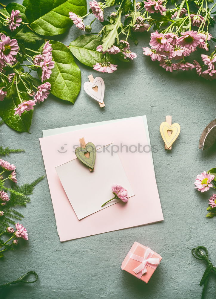 Similar – Image, Stock Photo Packing a bouquet step by step 4