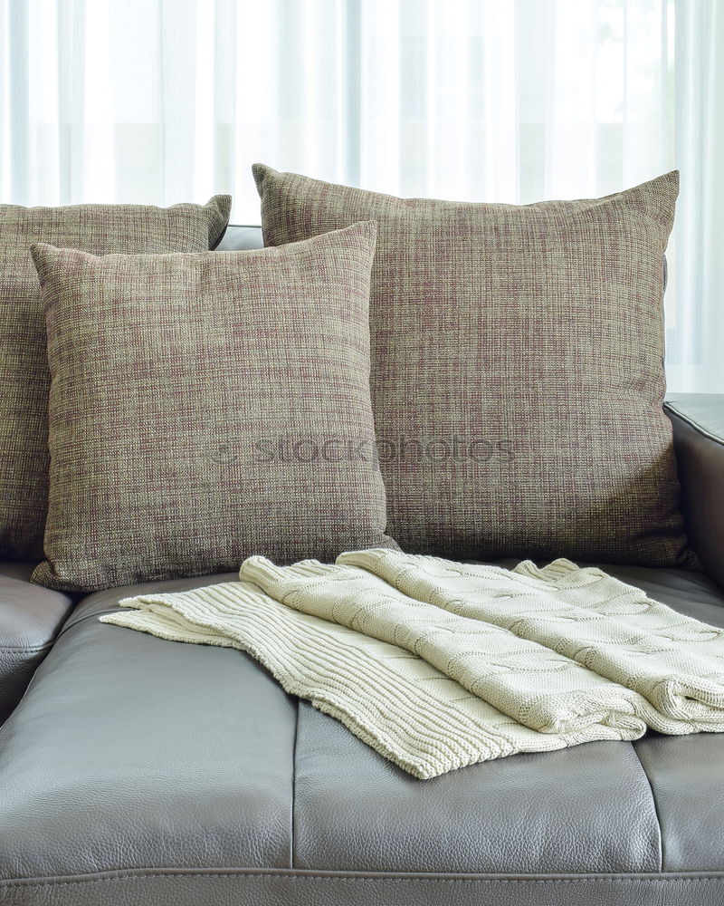 Similar – Two boys cuddling on sofa under blanket