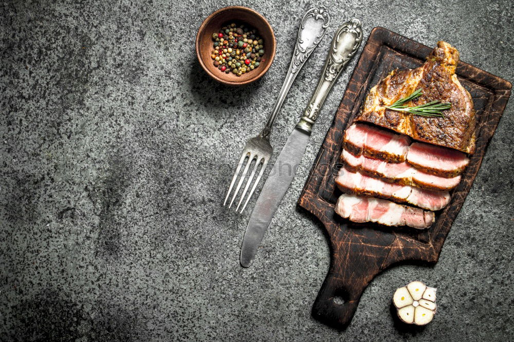 Similar – Image, Stock Photo Spices near tasty fried meat