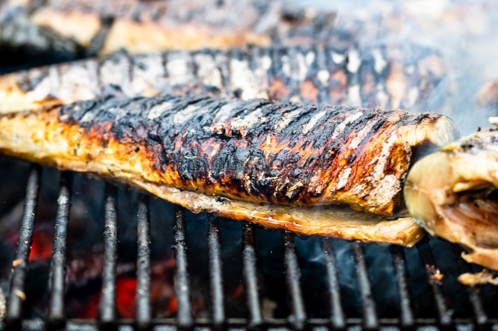 Similar – Image, Stock Photo Grilled gilthead Food Fish