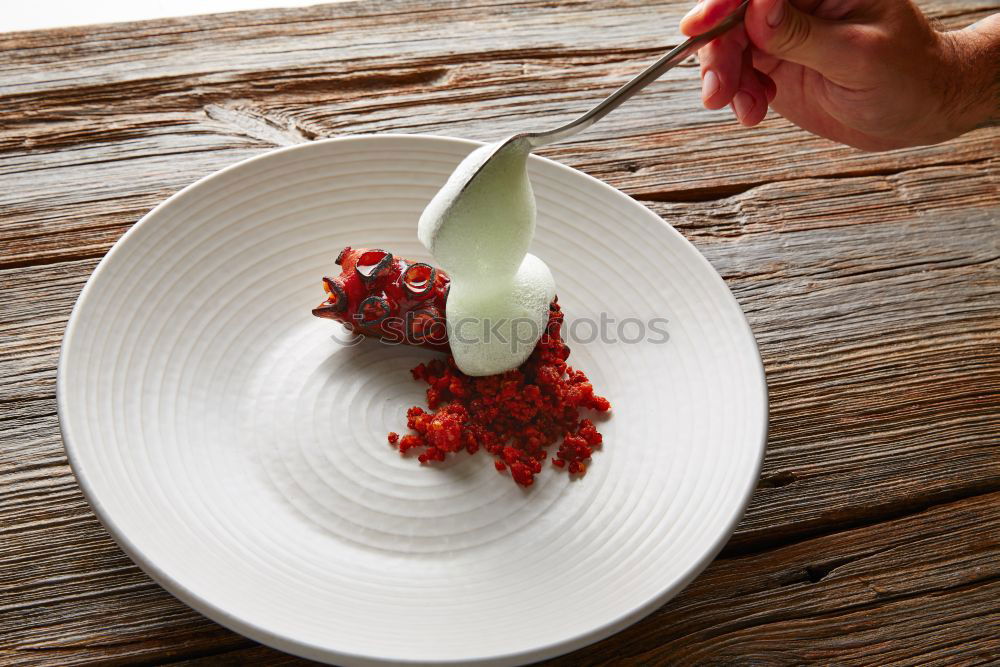 Similar – Image, Stock Photo empty plate with a branch of flowering almond