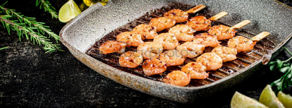 Similar – Image, Stock Photo frying pan with a piece of fried beef