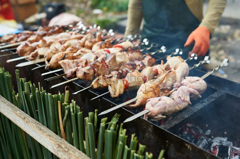 Similar – Image, Stock Photo F(r)isch on the grill Meat