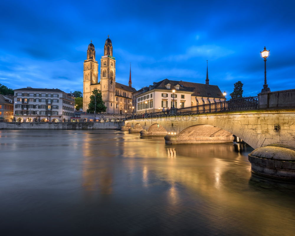 Similar – Hamburg small Alster town hall Alsterarkaden