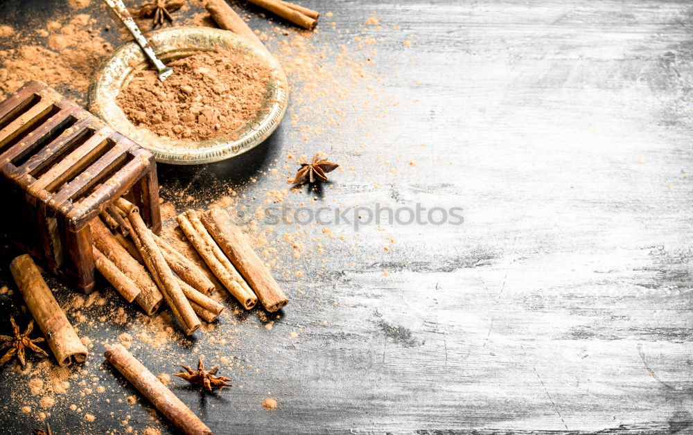 Similar – Image, Stock Photo Different spices in wooden spoons