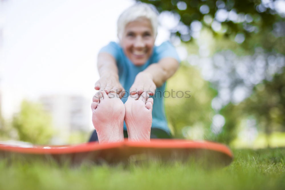 Similar – Image, Stock Photo stretching Lifestyle