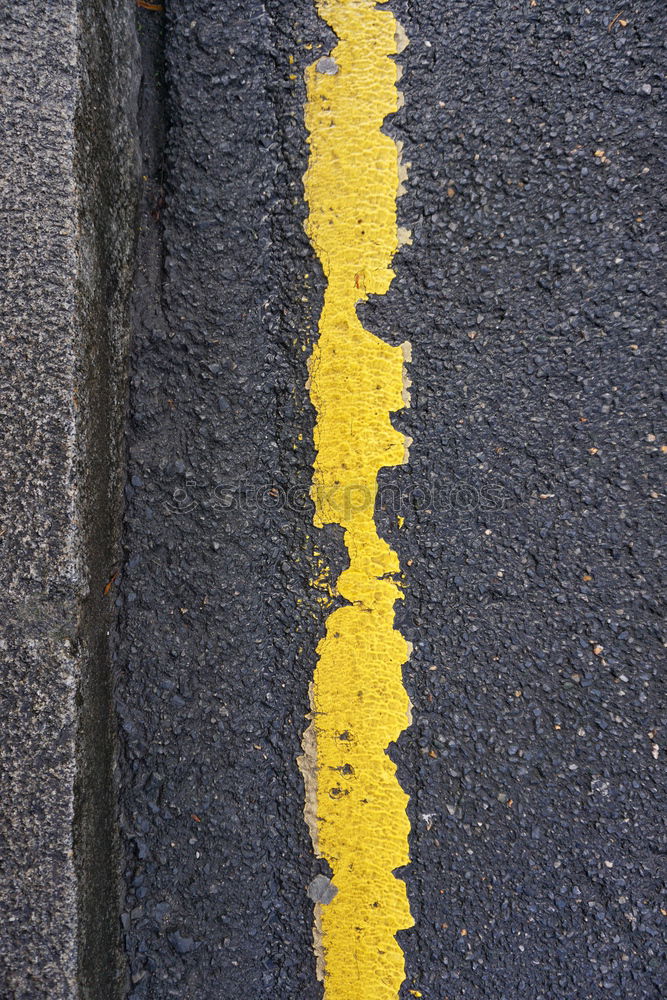 Image, Stock Photo Yellow lines are what man needs II