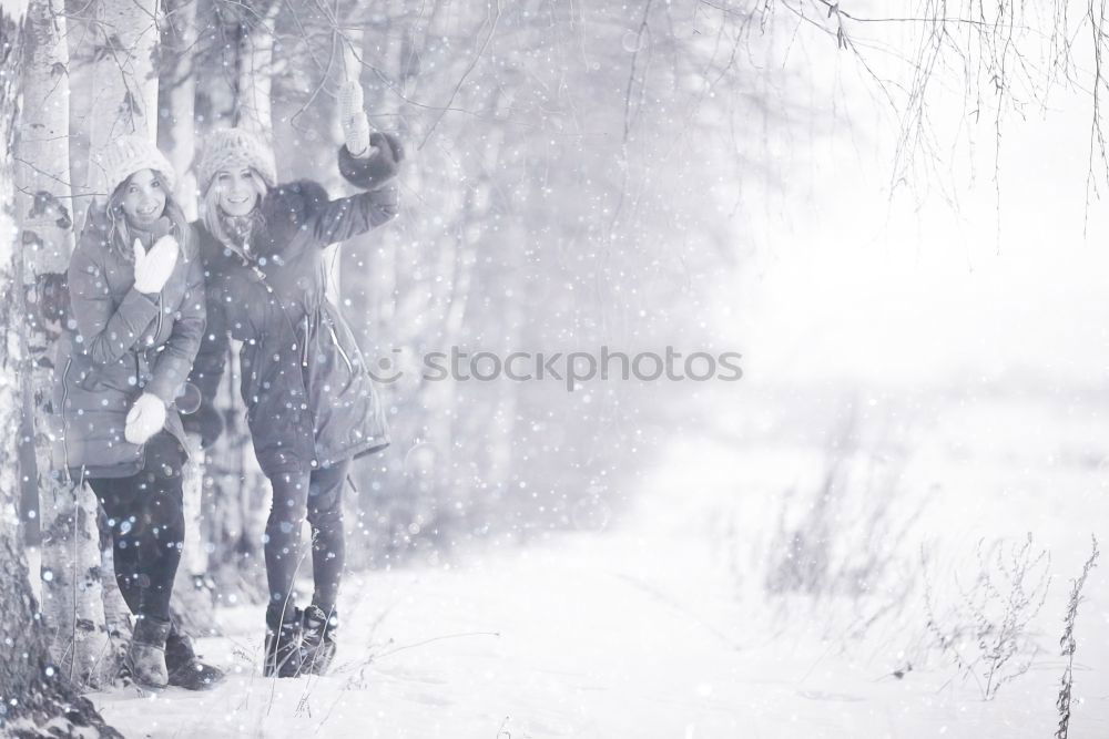 Similar – schneegestöber Freude