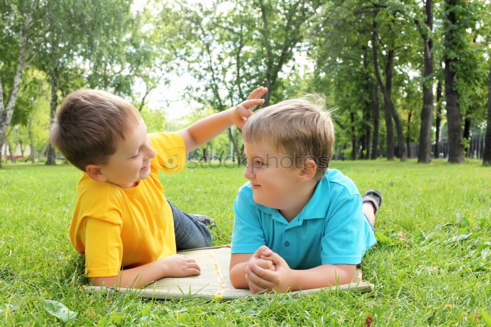 Similar – Image, Stock Photo brethren Masculine Child