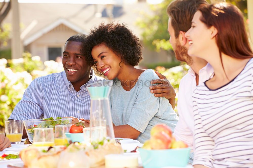 Similar – Image, Stock Photo man and woman doing wine tasting outside