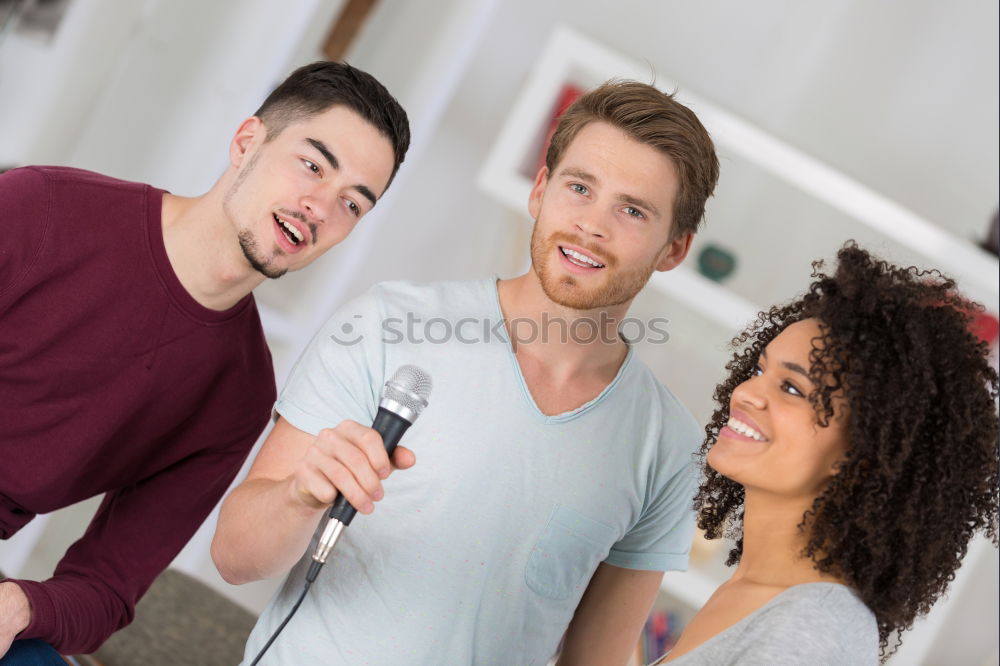 Similar – Group of multi-ethnic young people together outdoors