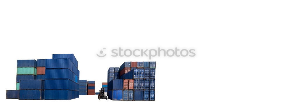 Similar – Image, Stock Photo Colorful freight container at a logistics terminal