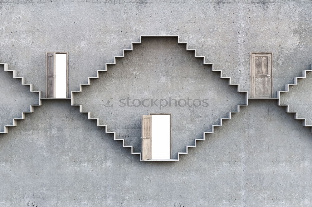 Image, Stock Photo flat shadow Town