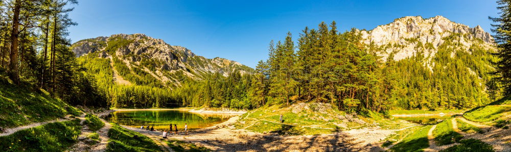 Similar – reflections in lake seebensee