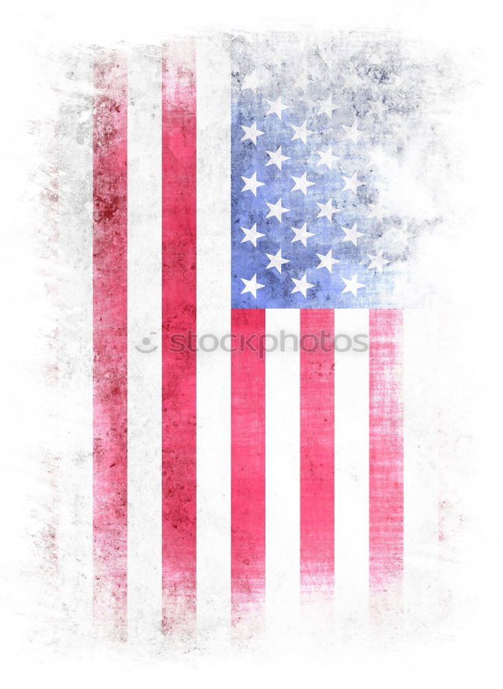 Similar – United States flag with smoke texture on white background