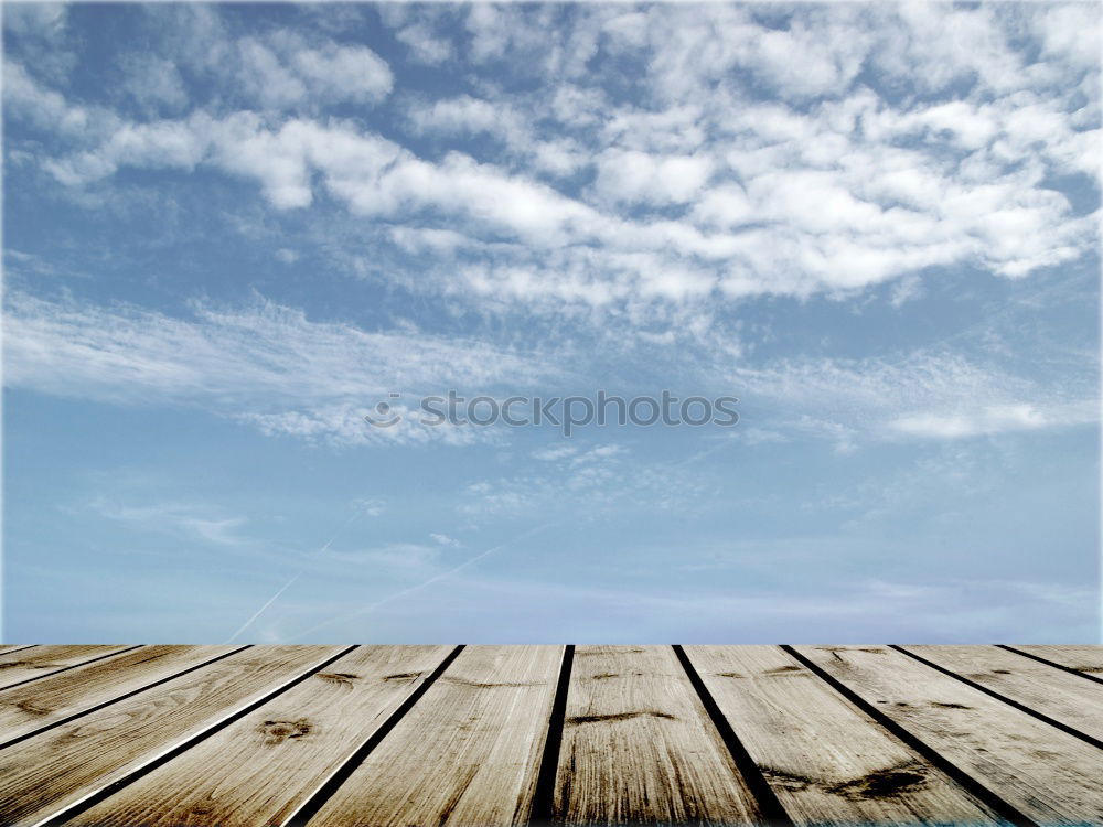 Similar – Image, Stock Photo Half and half Wood Clouds